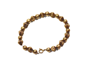 Bransoletka vintage w starym złocie