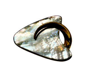 Magnifique broche avec un coquillage