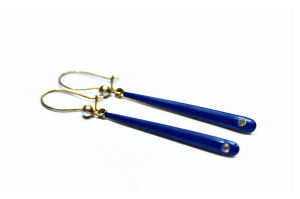 Kolczyki sopelki post art deco