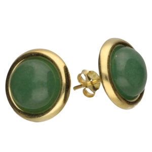 Agat mszysty kopułki złocone