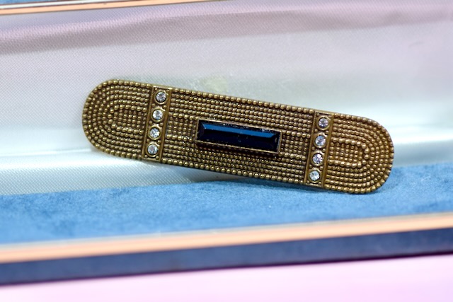 Broszka post art deco z lat ca. 1950/60.